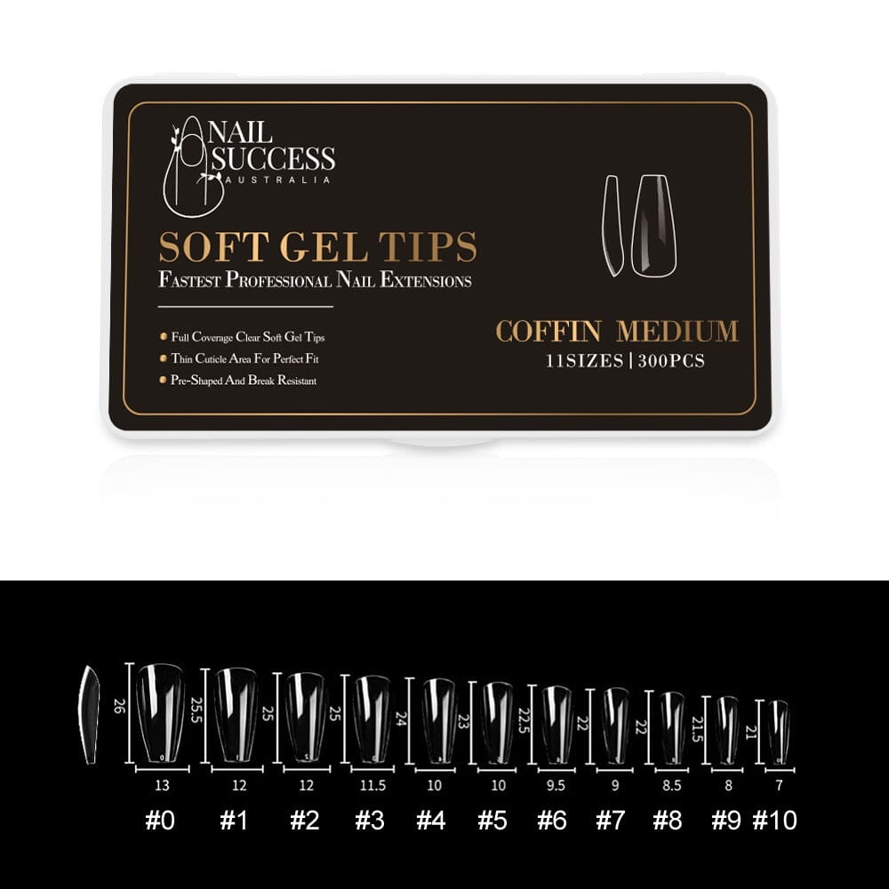 Soft Gel Press On Nails - Natural Looking Fake Nails for Easy DIY Manicure | Perfect for Parties, Weddings & Everyday Wear