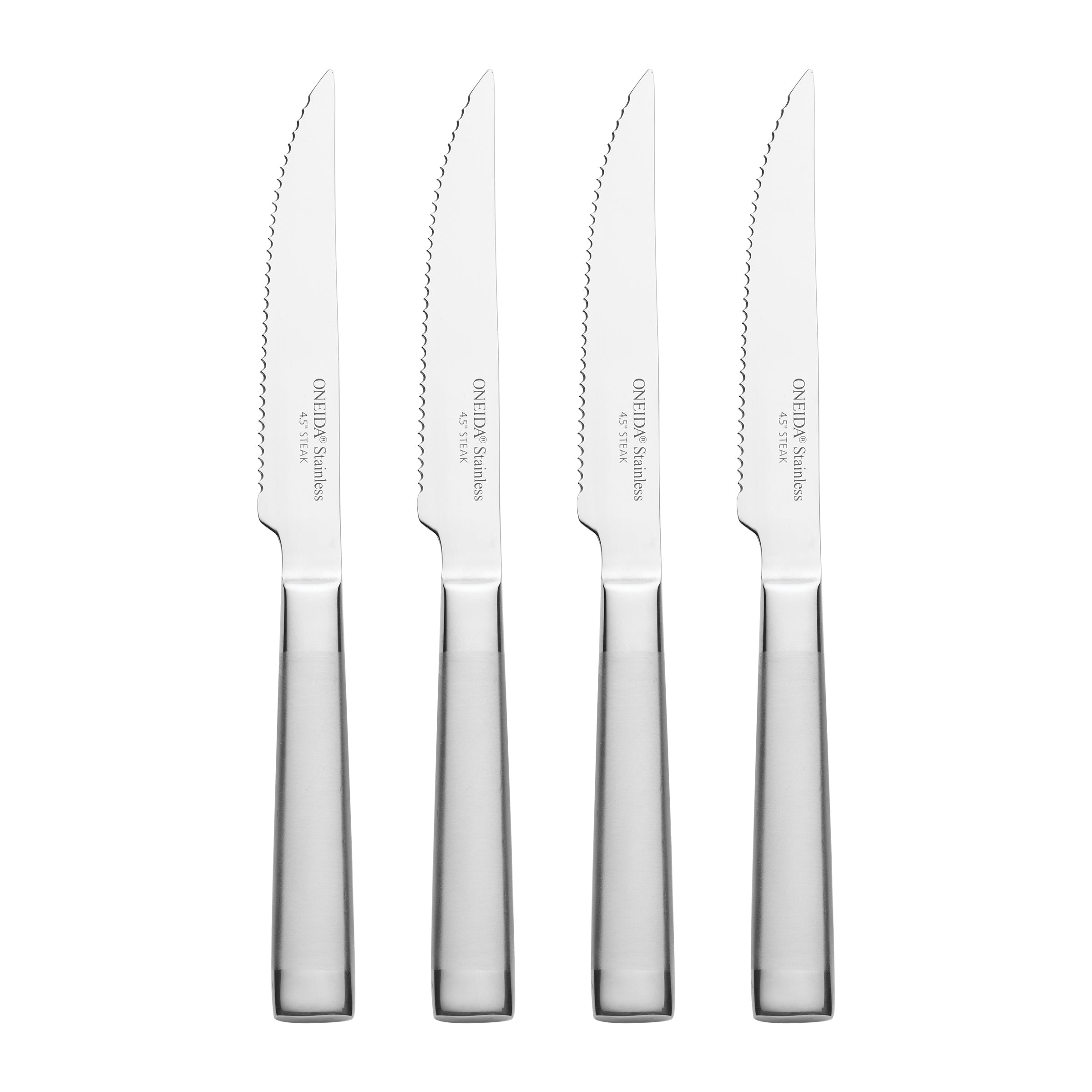 Premium 4-Piece Steak Knife Set - Razor Sharp High Carbon Stainless Steel Blades - Perfect for Grilling, BBQ, and Fine Dining at Home