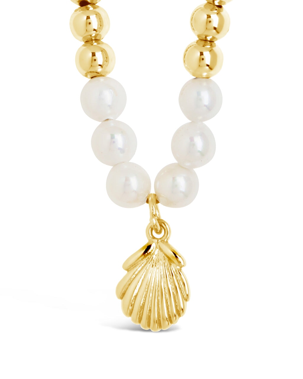 Marjorie Pearl & Shell Pendant Necklace - Elegant Beach Jewelry for Women, Perfect for Weddings, Vacations & Summer Outfits