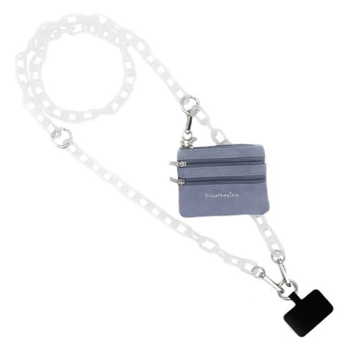 White - Blue Pouch