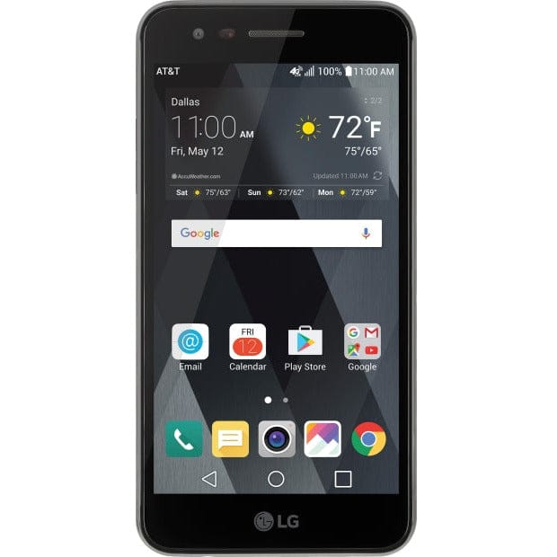LG Phoenix 3 16GB Black AT&T GSM Unlocked Smartphone - Perfect for Travel, Business & Everyday Use