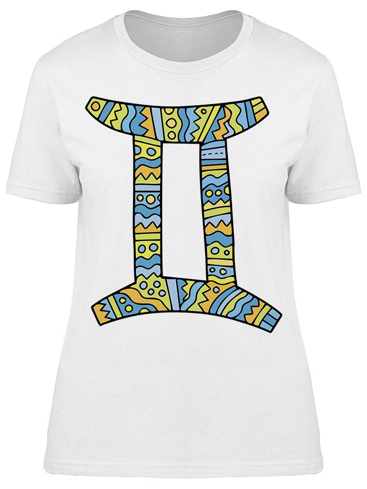 Smartprints Astrological Gemini Graphic T-Shirt for Women - Comfortable & Stylish Zodiac Tee for Casual Wear, Gifts & Everyday Outfits