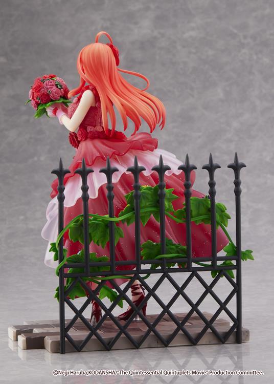 EStream Shibuya Scramble 1/7 Scale Figure - The Quintessential Quintuplets Movie: Itsuki Nakano Floral Dress Ver. Anime Collectible Statue | Perfect for Anime Fans, Display Shelf & Gift for Quintuplets Lovers