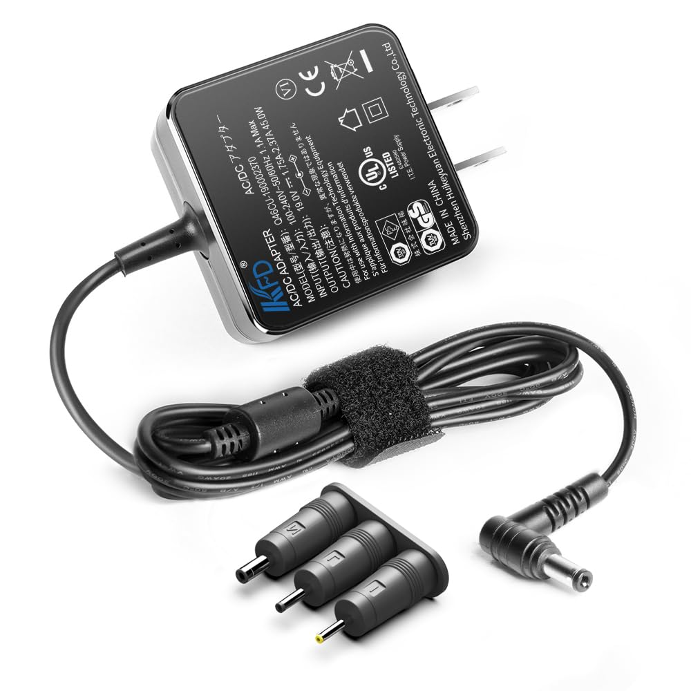 Original Power Adapter 19V AC Charger for ASUS Router RT-AC88U/AC3100/RT-AC87U/RT-AC5300 & Monitor VG278Q/VG279Q/VG245H - Replacement Power Supply Cord for Home Office & Gaming Setup