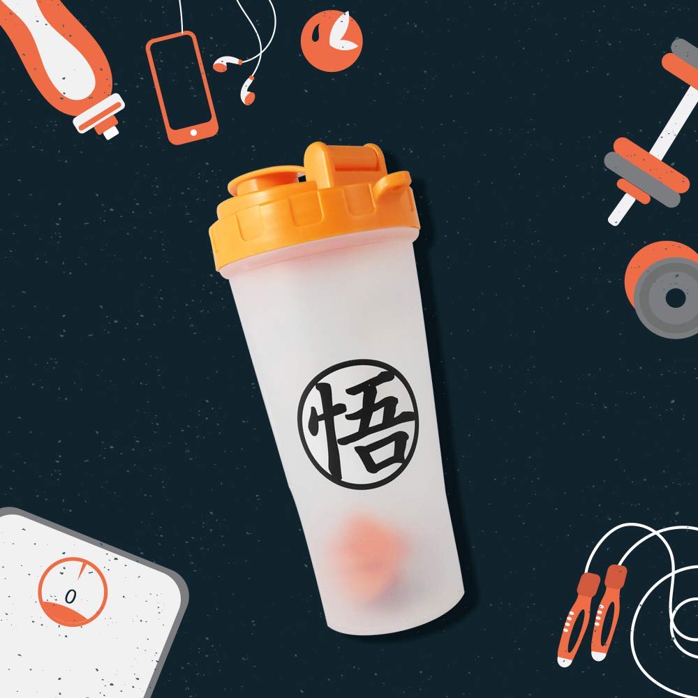 20oz Gym Shaker Bottle for Protein Shakes & Smoothies - Workout & Fitness Use
