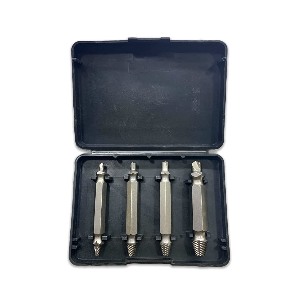 Premium Black Flexible Shaft Drill Bit Set with Extension Screwdriver Bit Holder & Broken Screw Extractor - Perfect for Electronics Repair, DIY Projects & Home Improvement (Drill Bits Included)