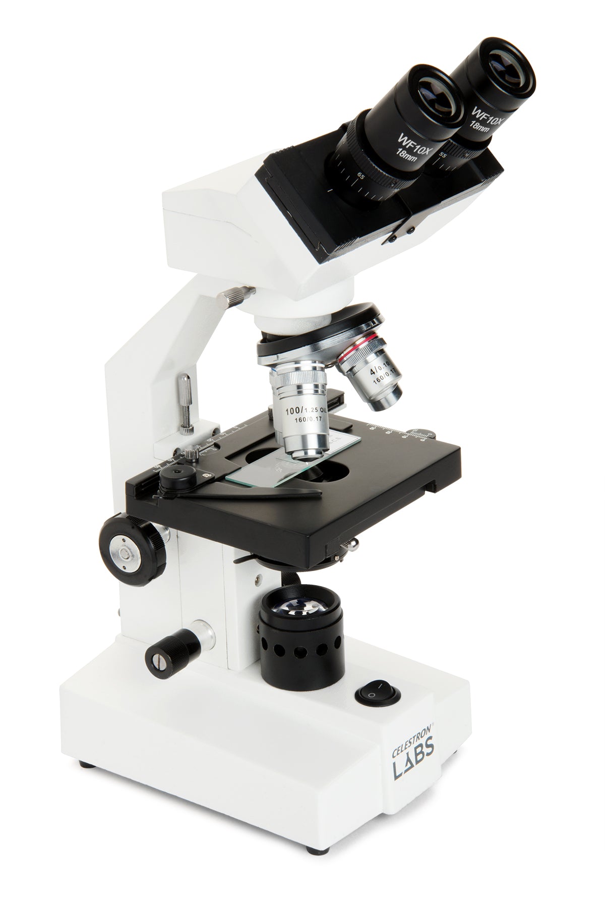 Celestron Labs CB1000CF Compound Microscope - Professional 40X-1000X Magnification for Biology, Lab & Classroom Use | Ideal for Students, Scientists & Hobbyists
