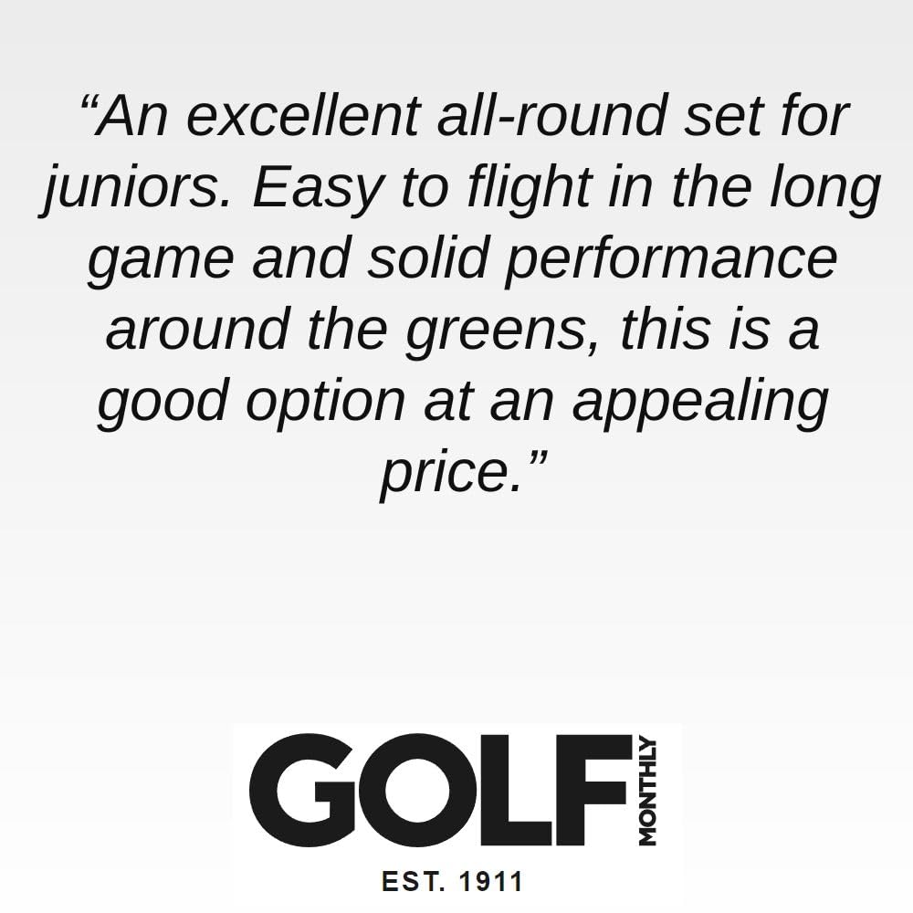 Ram Golf Junior G-Force Boys Right Hand Golf Clubs Set with Bag - Perfect for Young Golfers Learning the Game