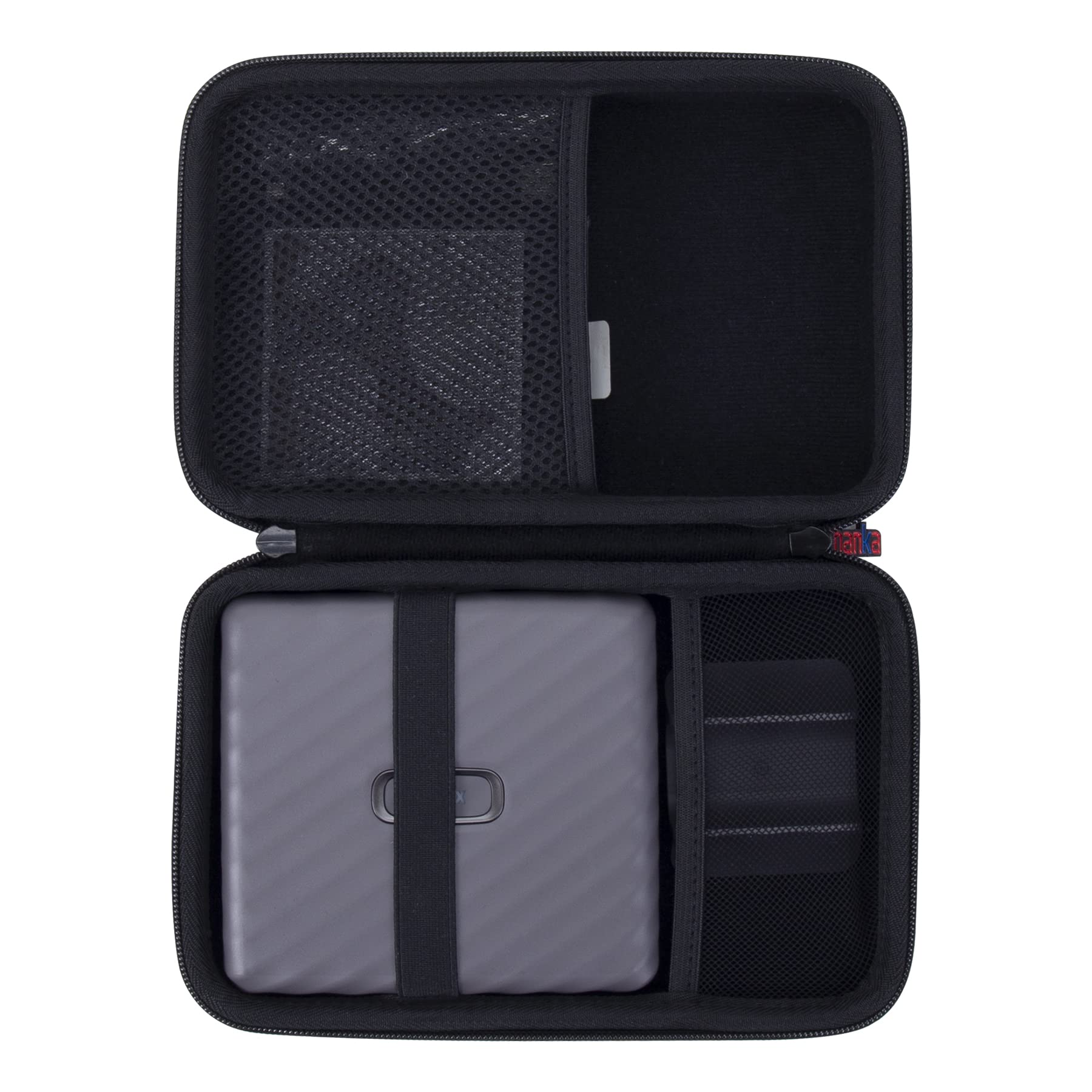 Fujifilm Instax Link Wide Printer Hard Travel Case - Durable Protective Cover for Instant Photo Printer (Black) | Perfect for Travel, Home Storage & Gift Giving