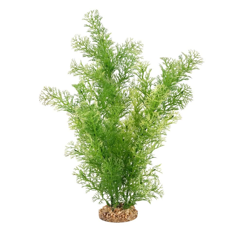 Fluval Aqualife Green Limnophila Plastic Aquarium Plant - Realistic Underwater Decoration for Fish Tanks - Perfect for Freshwater Aquascaping & Betta Fish Habitat