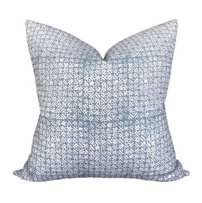 Walter G Batik Dusk Linen Pillow Cover - Ready to Ship | Handmade Batik Design for Living Room, Bedroom & Home Decor