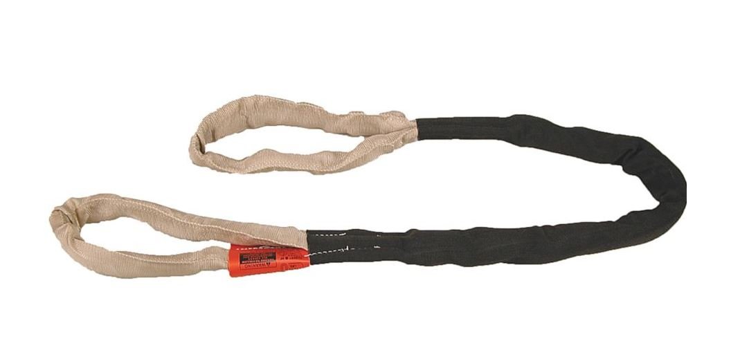 Heavy Duty Round Sling with Eye & Eye - 10 ft Length, 8400 lb Capacity - Ideal for Lifting, Rigging, and Construction Applications