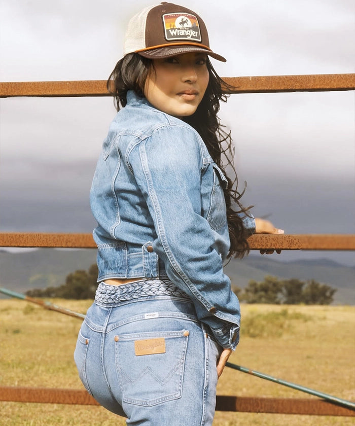 Wrangler Chase Mesh Back Hat - Breathable & Adjustable Baseball Cap for Outdoor Activities, Hiking, and Casual Wear