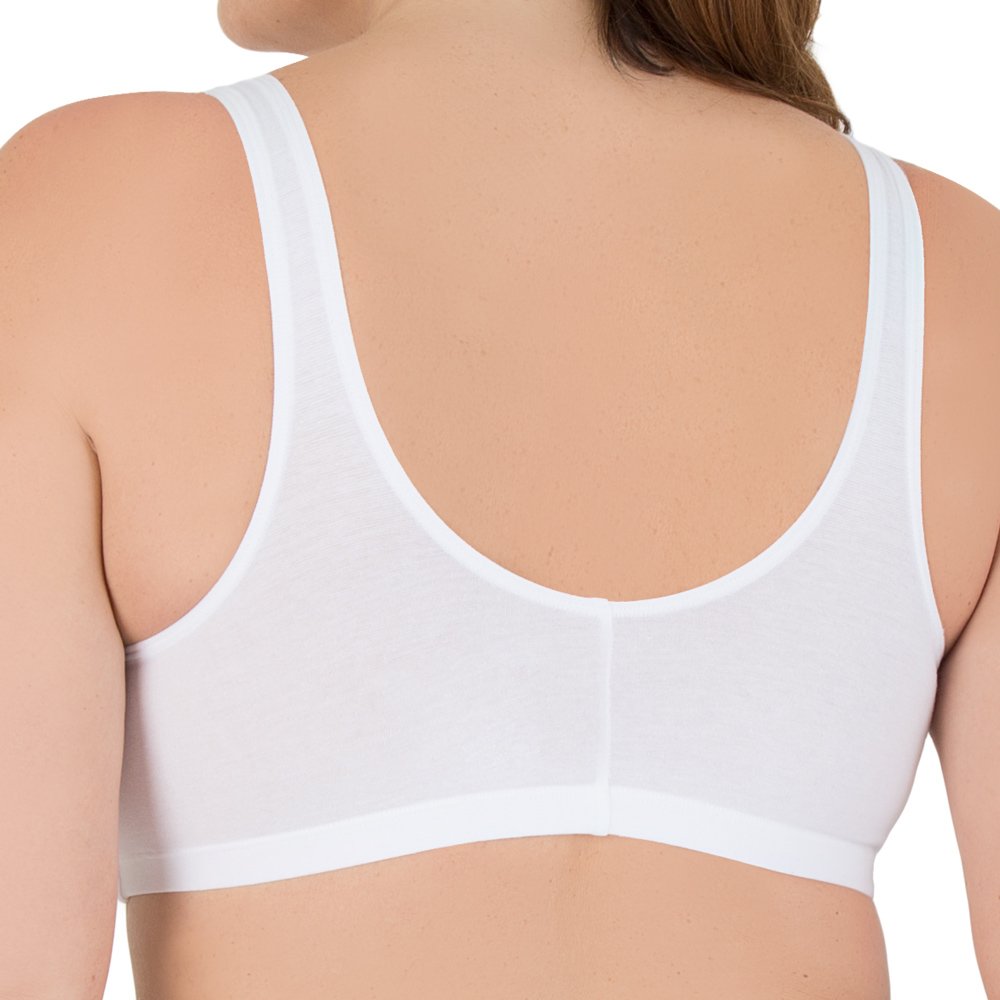 Bestform Women's Front Close Sports Bra - Comfortable Support for Yoga, Running & Gym Workouts - Wireless Breathable Activewear for High Impact Exercise