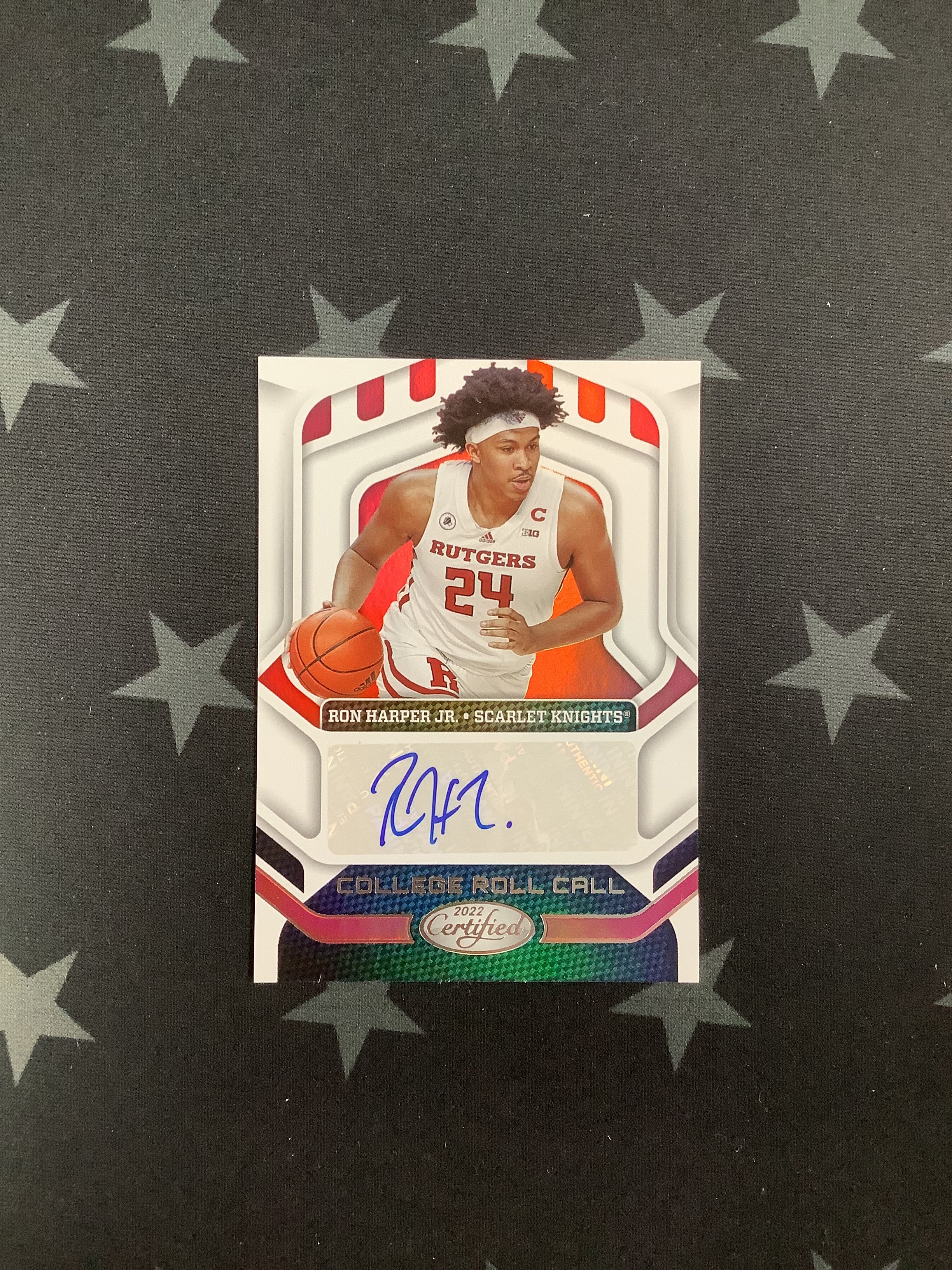 2022 Panini Chronicles Certified Draft Picks Basketball Ron Harper College Auto #CRC RHJ - Rare Collectible for NBA Fans & Sports Memorabilia Enthusiasts