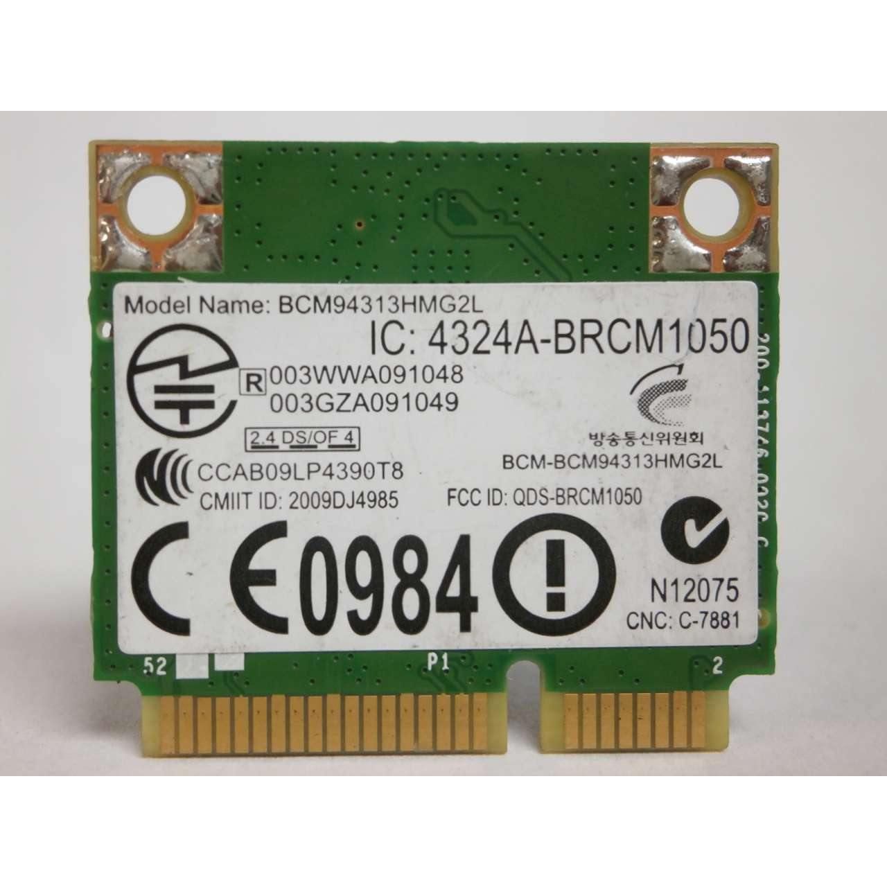 Broadcom BCM94313HMG2L WiFi Card 4313 - Compatible with Dell, Acer, Asus, Toshiba Laptops - High-Speed Wireless Networking for Home & Office Use