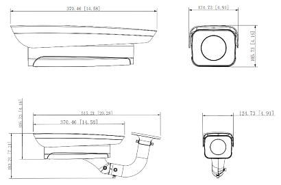 ITC237 PW6M IRLZF1050 B 2MP WDR Day/Night 5-50mm Varifocal Lens with Mounting Bracket - Ideal for Security Surveillance, Outdoor Monitoring & Industrial Applications