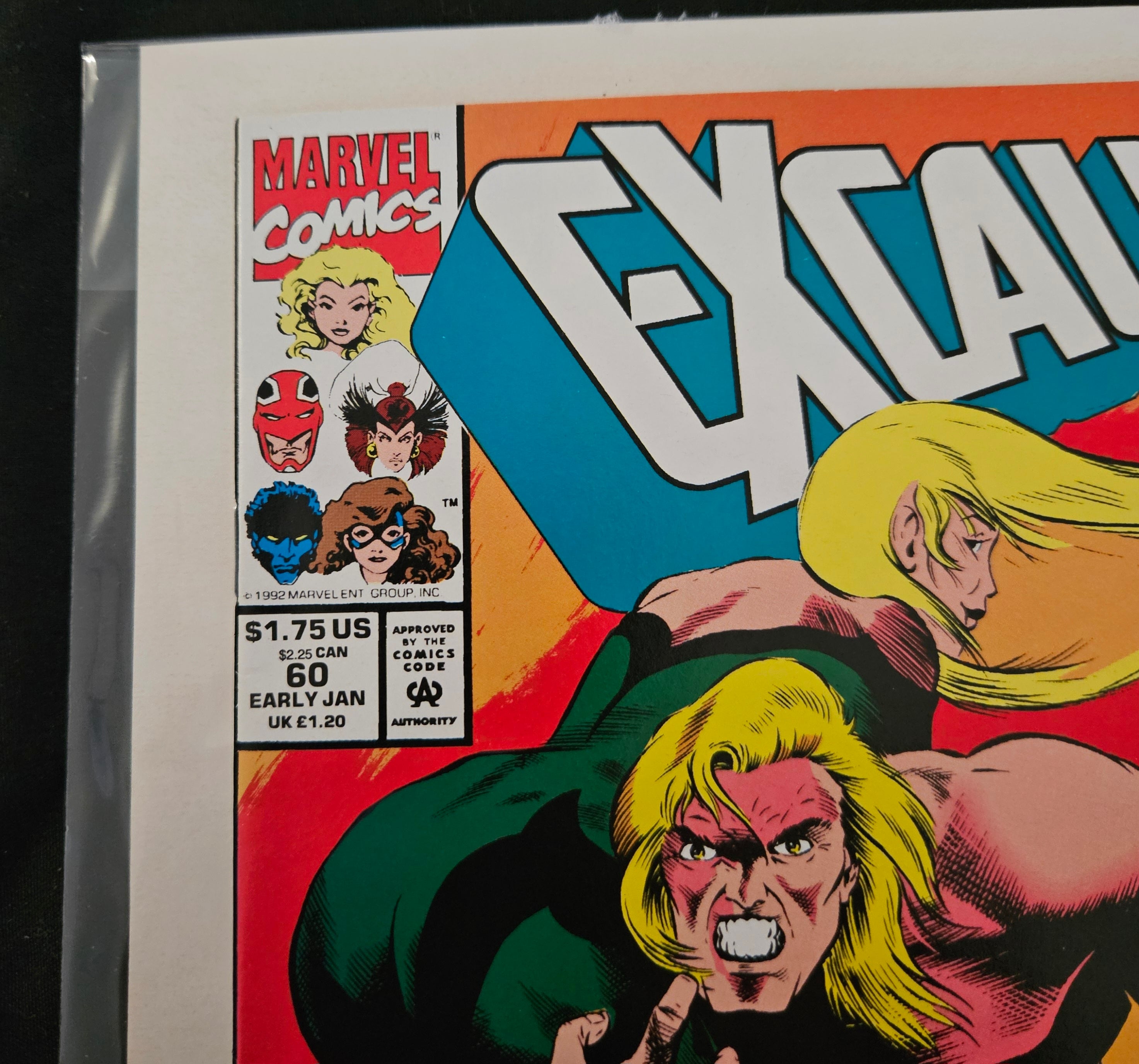 Excalibur #60 Marvel Comic Book (March 1993) - The Final Strike - Near Mint Condition - Collectible Superhero Comics for Marvel Fans & Comic Book Collectors - Perfect for Displays, Gifts & Investment