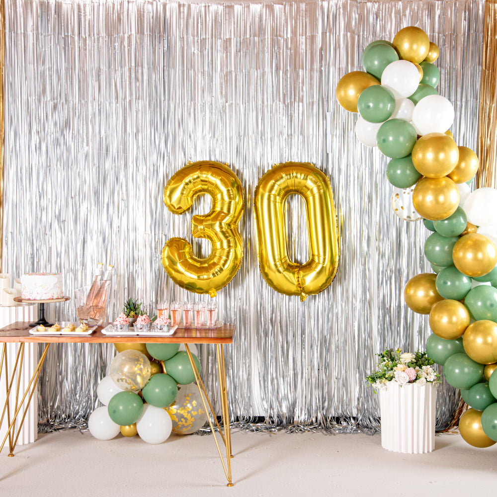 Balloonify Gold Mylar Number 0 Balloon - 40 Inch Large Foil Balloon for Birthday Parties, Baby Showers & Anniversary Celebrations - 1 Count Box
