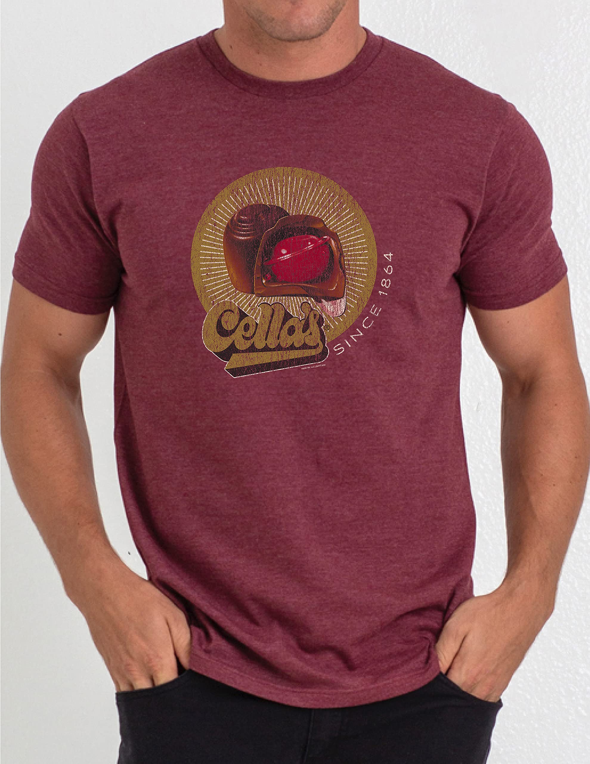 Cella's Chocolate Covered Cherries T-Shirt | Vintage Candy Graphic Tee, Unisex Casual Cotton Shirt for Men & Women - Perfect for Candy Lovers, Retro Parties & Sweet-Themed Events