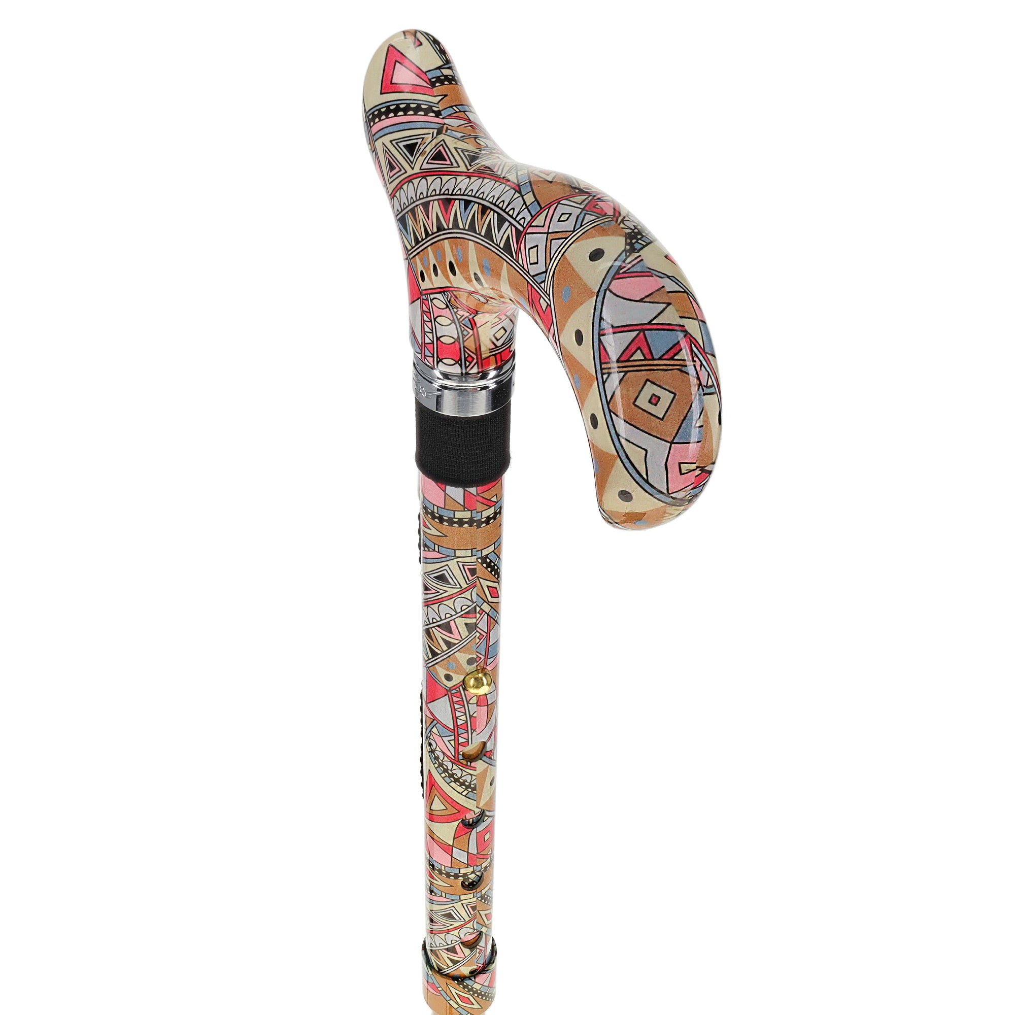 Designer Style FashionStix Majestic Patterned Handle Umbrella - Stylish & Durable Rain Protection for Women & Men - Perfect for Outdoor Events, Commuting & Travel