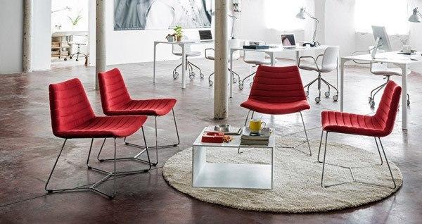 Midj Modern Lounge Chair with Adjustable Headrest - Comfortable Recliner for Living Room, Bedroom, or Office Relaxation