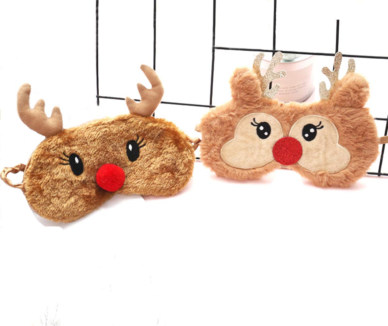 Cute Cartoon Animal Sleep Mask for Women & Kids - Soft Comfortable Blindfold Eye Cover for Better Sleep, Travel & Relaxation