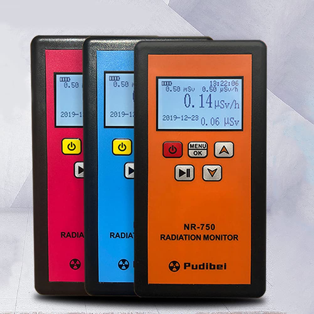 NR-950 Portable Nuclear Radiation Detector with LCD Display - Geiger Counter for Home & Emergency Use, Triple Alarm (Sound/Vibration/Light) | Radiation Tester for Household Safety, Travel, and Disaster Preparedness
