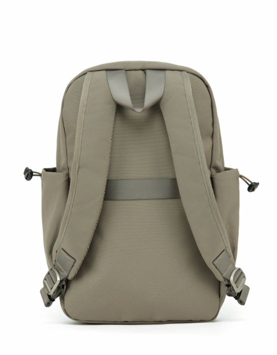 TOSCA TCA986 Anti-Theft Laptop Backpack for Men & Women - Waterproof Travel Backpack with USB Charging Port & Lockable Zippers, Taupe - Perfect for Commuting, Business Travel & College Campus Use