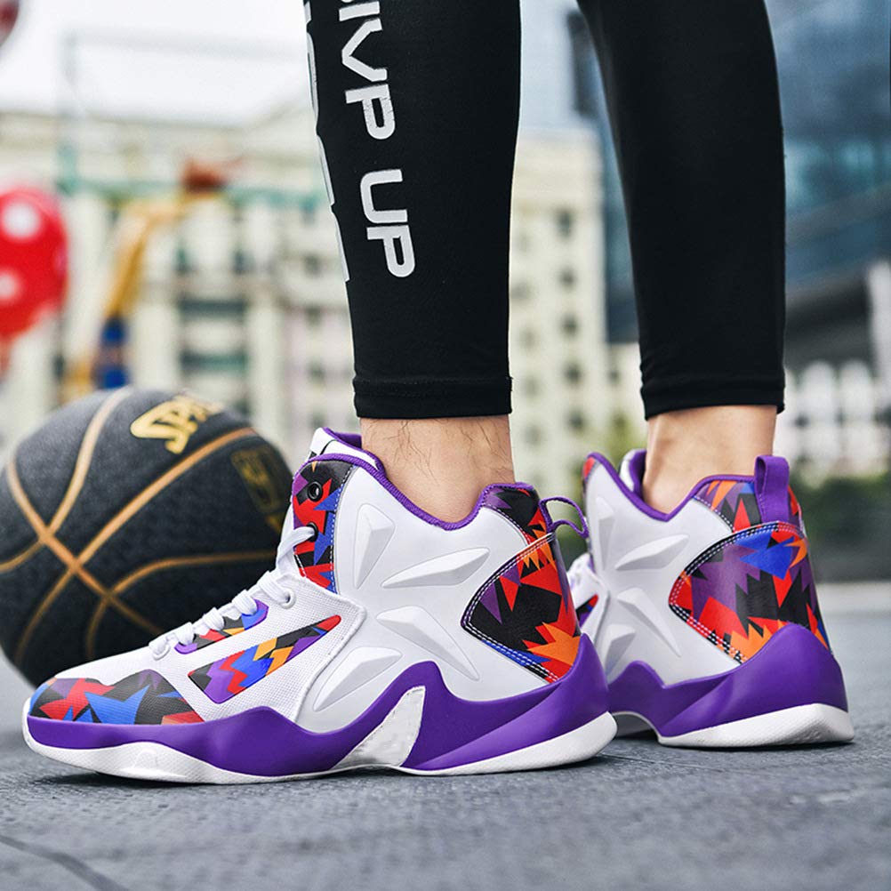 WILTENA Women's & Men's Non-Slip Basketball Shoes - Breathable Streetball Sneakers for Gym, Fitness & Outdoor Workouts | Perfect for Basketball Courts, Street Sports & Training Sessions