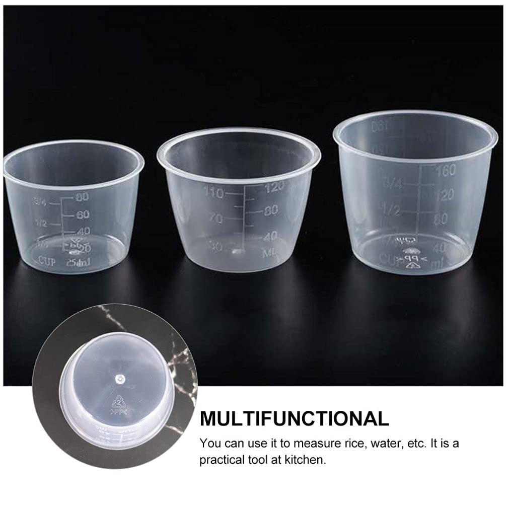 **30-Piece Translucent Measuring Cup Set for Baking, Cooking & Rice Cooker - Graduated Beakers, Specimen Cups & Measuring Pitcher - Essential Kitchen Tools for Precise Measuring**    *(Perfect for Baking, Meal Prep, Lab Use & Home Cooking Accessories)*