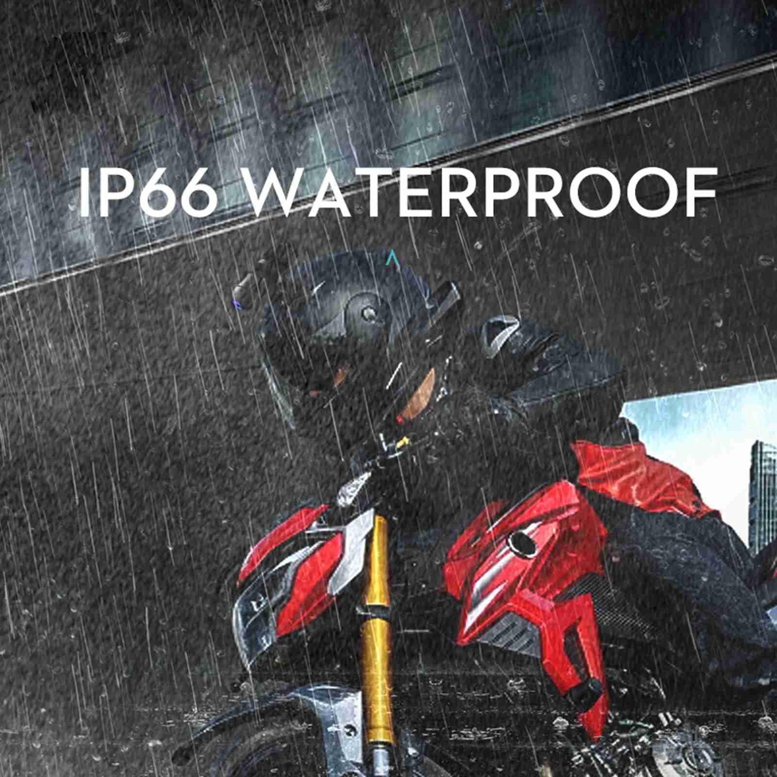Tangxi 2K 170° Wide Angle Dual Lens Helmet Camera with Wireless Controller - Motorcycle & Bike Action Camera with APP Control, 1600mAh Battery for Outdoor Sports, Cycling, Climbing & Adventure Recording