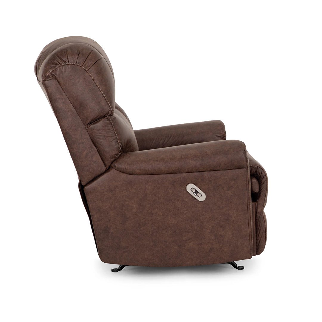 Captain Rocker Recliner Chair - Comfortable Rocking Recliner for Living Room, Nursery & Bedroom - Perfect for Relaxing, Nursing & Reading