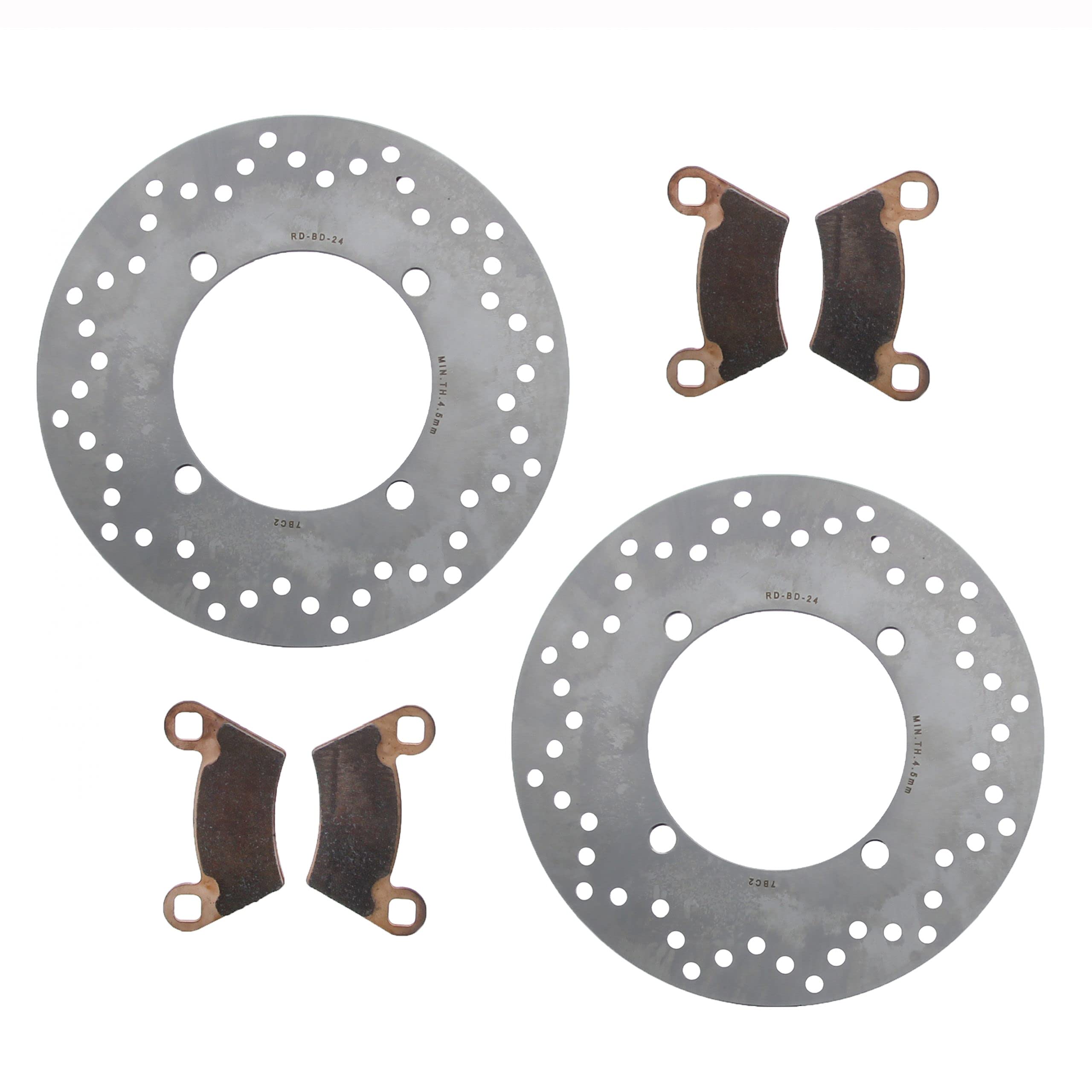 High-Performance Brake Rotors & Pads for 2014 Polaris Ranger 800 Midsize - Rear Brake Kit Replacement | Off-Roading, Trail Riding & Heavy-Duty Work Scenes