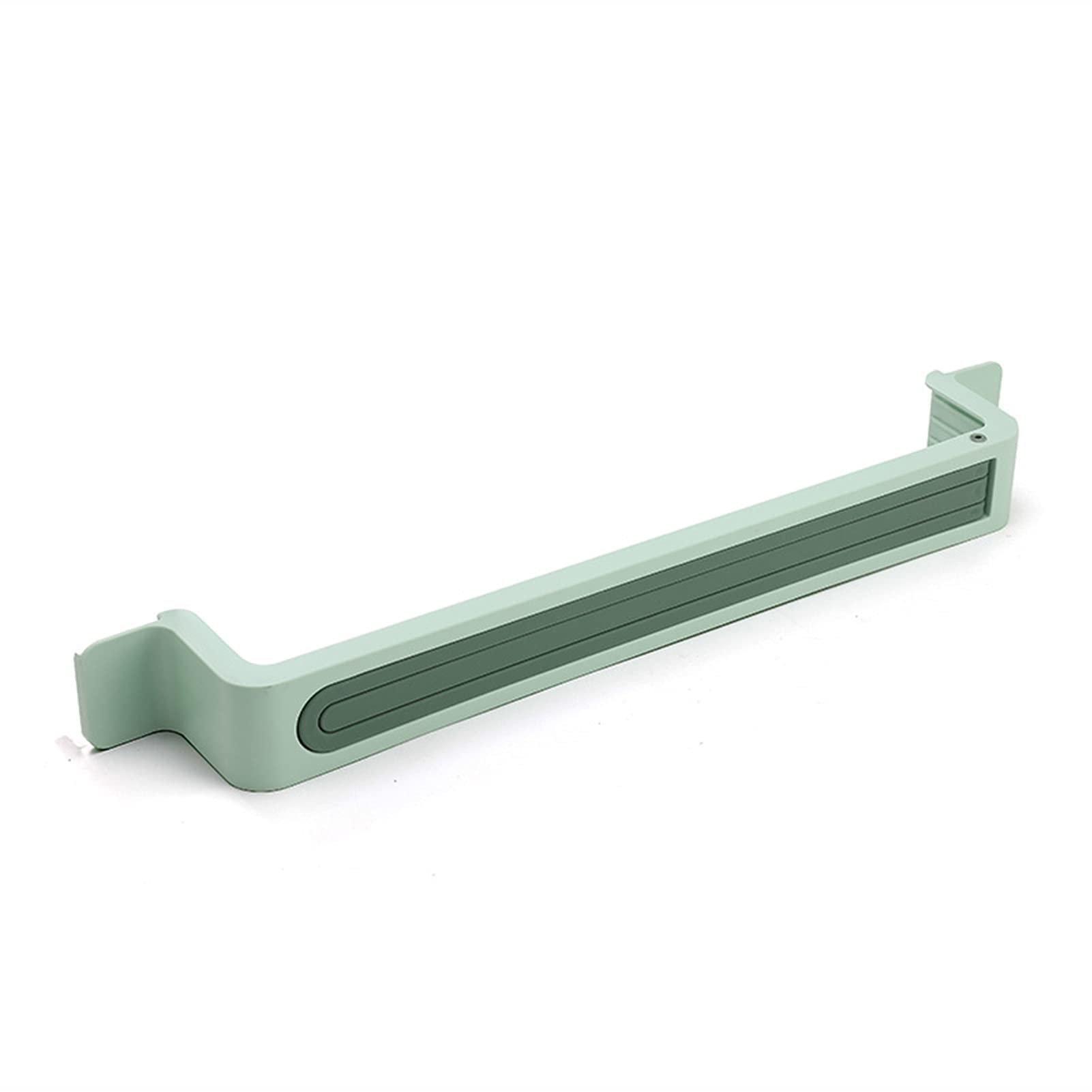 ZEMIN No-Drill Adhesive Bathroom Towel Rack - 360° Rotating Wall Mounted Kitchen Storage Organizer, Multi-Purpose Hanging Rack for Bathroom, Kitchen, Laundry Room (Green) - Perfect for Small Spaces & Rentals