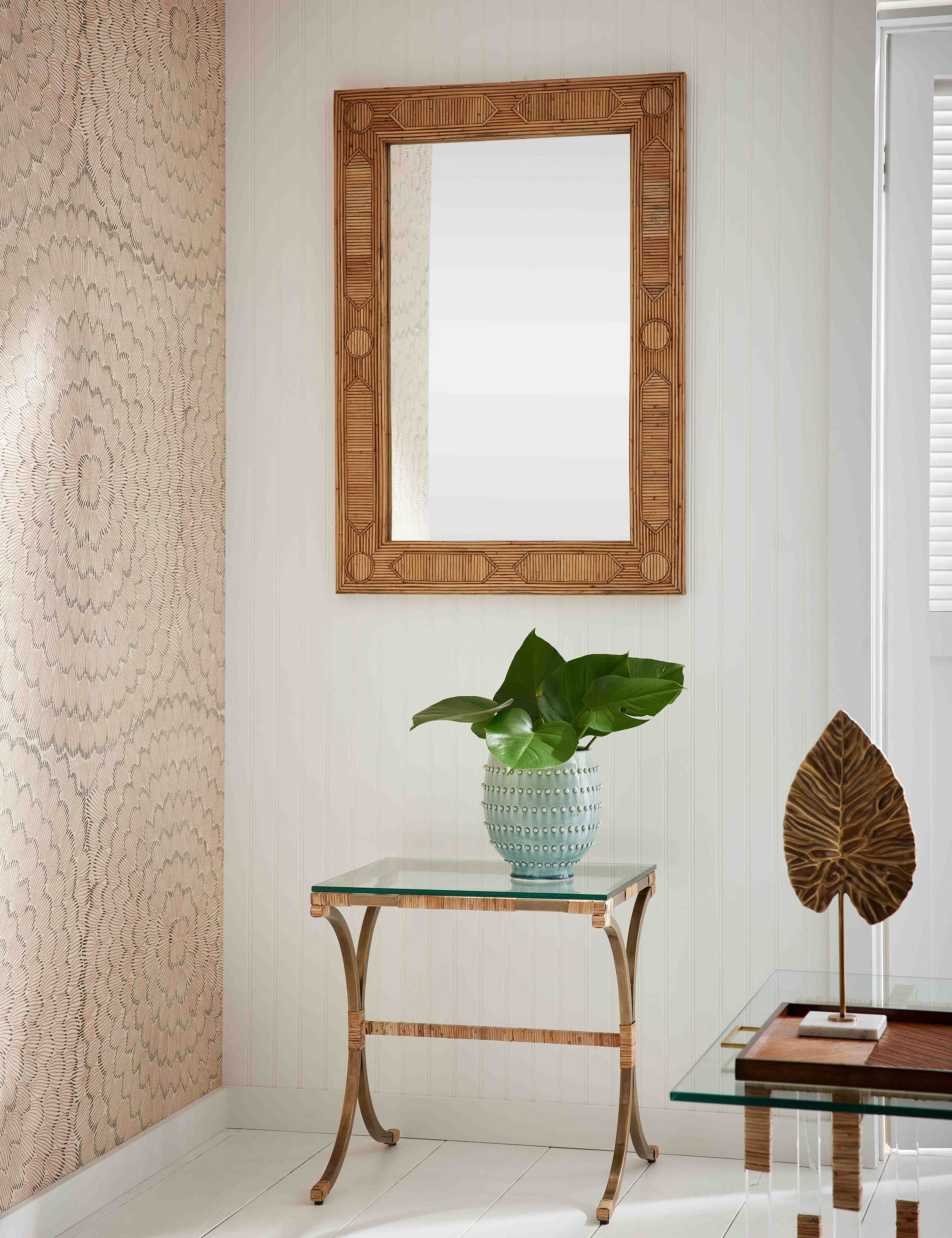 Arteriors Madeline Mirror by Celerie Kemble - Elegant Wall Mirror for Living Room, Bedroom & Entryway Decor