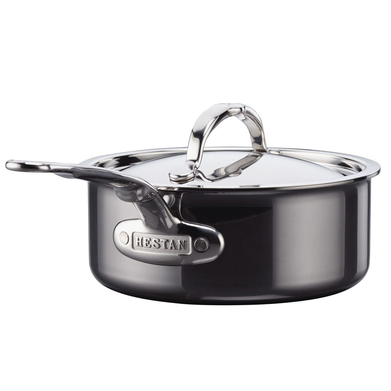 Hestan Nanobond Nonstick Covered Saucepan 1.5 Quart - Premium Cookware for Sauteing, Simmering & Sauce Making in Professional & Home Kitchens
