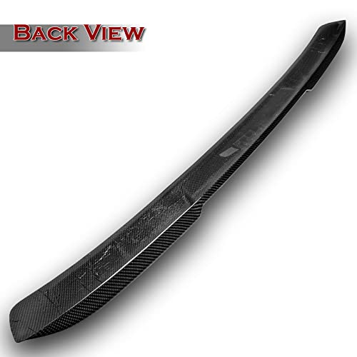 HYPERSPEED Real Carbon Fiber Rear Roof Spoiler for Audi A5 S5 RS5 Coupe 2017-2021 | High-Performance Window Visor Wing | Car Exterior Mods & Body Kit Upgrade | Enhances Aerodynamics & Sporty Look for Street Racing & Show Cars