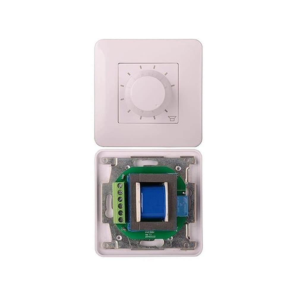 Power Dynamics Multi Zone Ceiling Speaker System Kit - Bluetooth Enabled Amplifier with 4x 6.5 Inch Speakers & 2-Zone Independent Wall Volume Controls | Commercial Background Music Solution for Restaurants, Retail Stores & Office Buildings | CSPB6