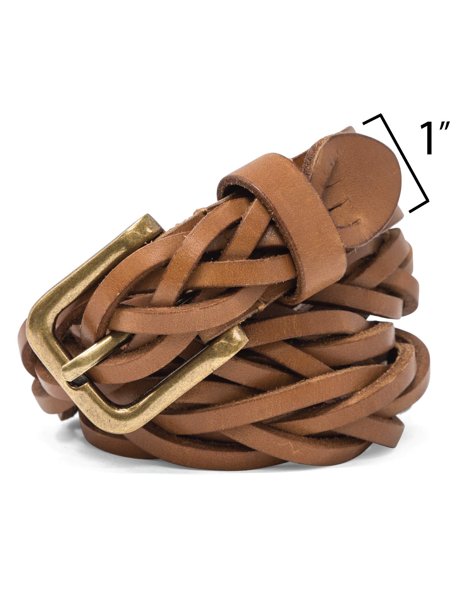 Timberland Women's Genuine Leather Casual Belt - Adjustable Waist Strap for Jeans & Pants | Perfect for Everyday Wear, Office & Outdoor Activities