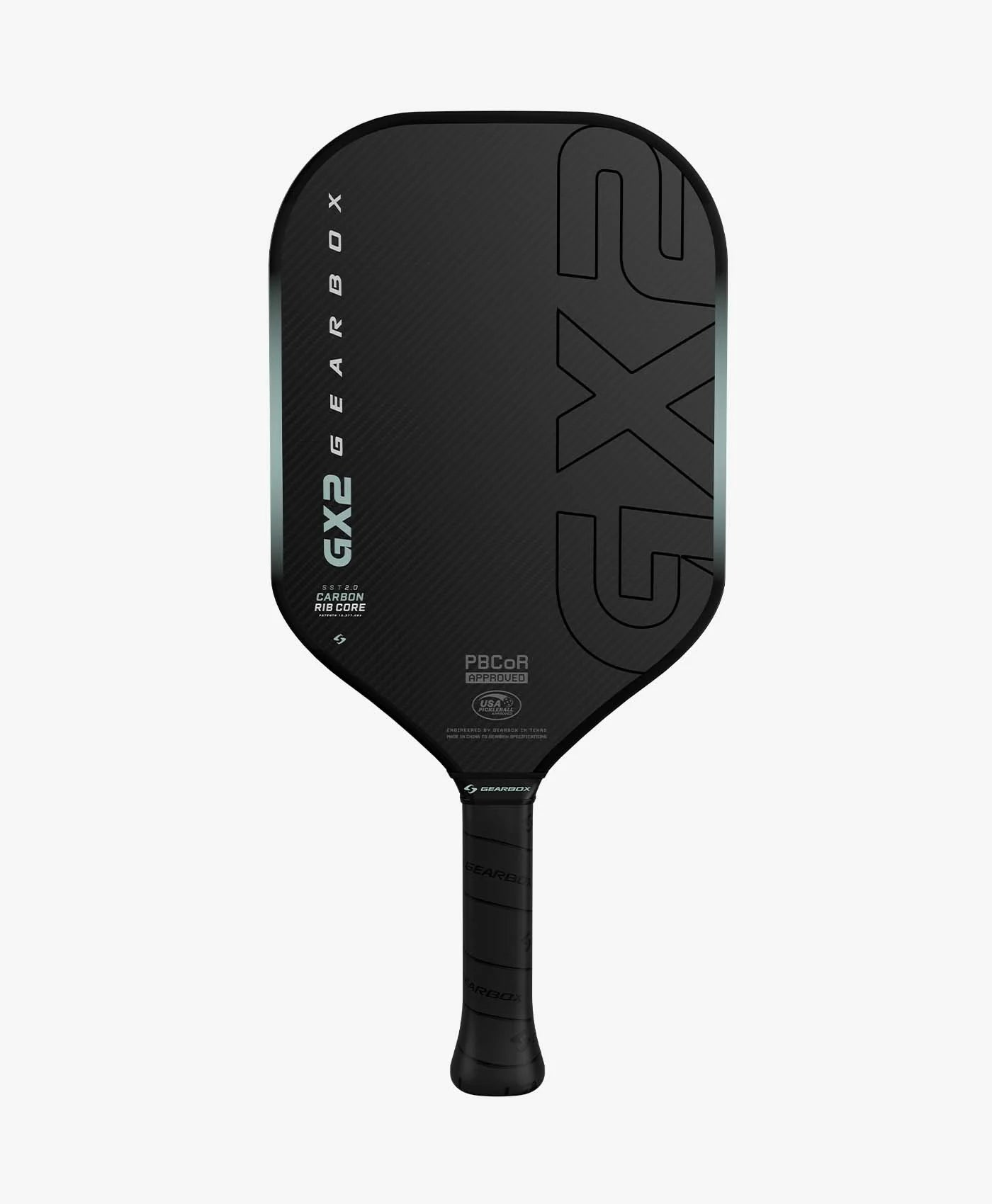 Premium Gearbox GX2 Integra XL 16mm Carbon Fiber Pickleball Paddle - USAPA Approved for Tournament Play - Ideal for Competitive & Recreational Players
