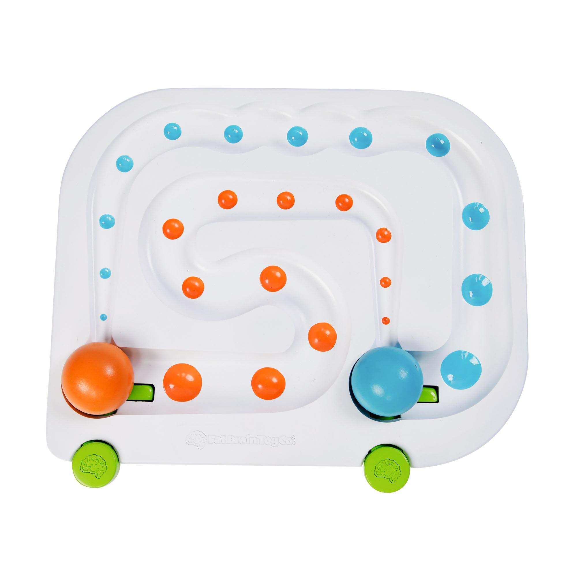 Fat Brain Toys 50130 Colorful Marble Run Set - STEM Educational Building Toy for Kids Ages 4+ | Perfect for Indoor Play, Birthday Gifts & Classroom Activities