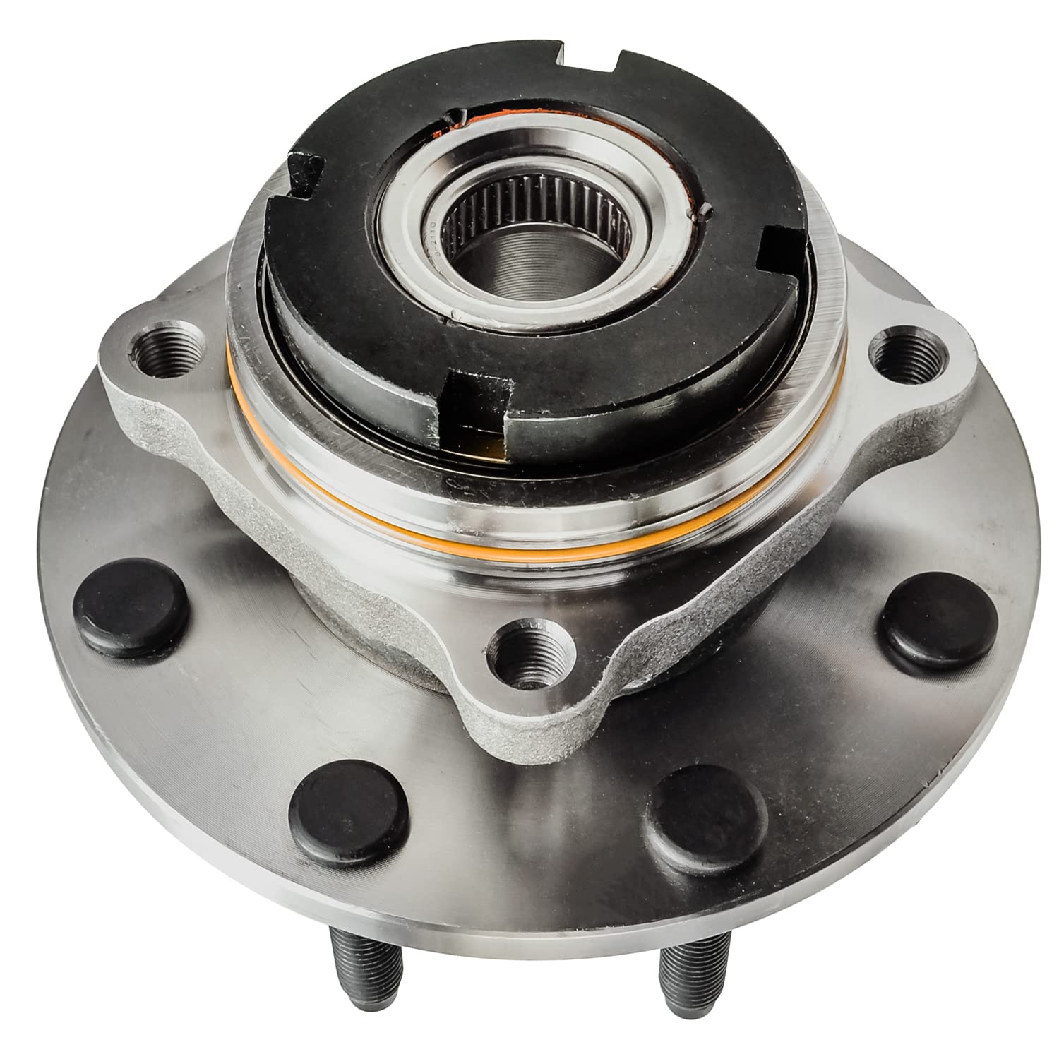 Detroit Axle Front Wheel Bearing Hub Assembly Set for 1999 Ford F-250 F-350 Super Duty - 2 Wheel Bearings & Hubs Replacement - Perfect for Off-Roading, Towing & Heavy-Duty Truck Maintenance
