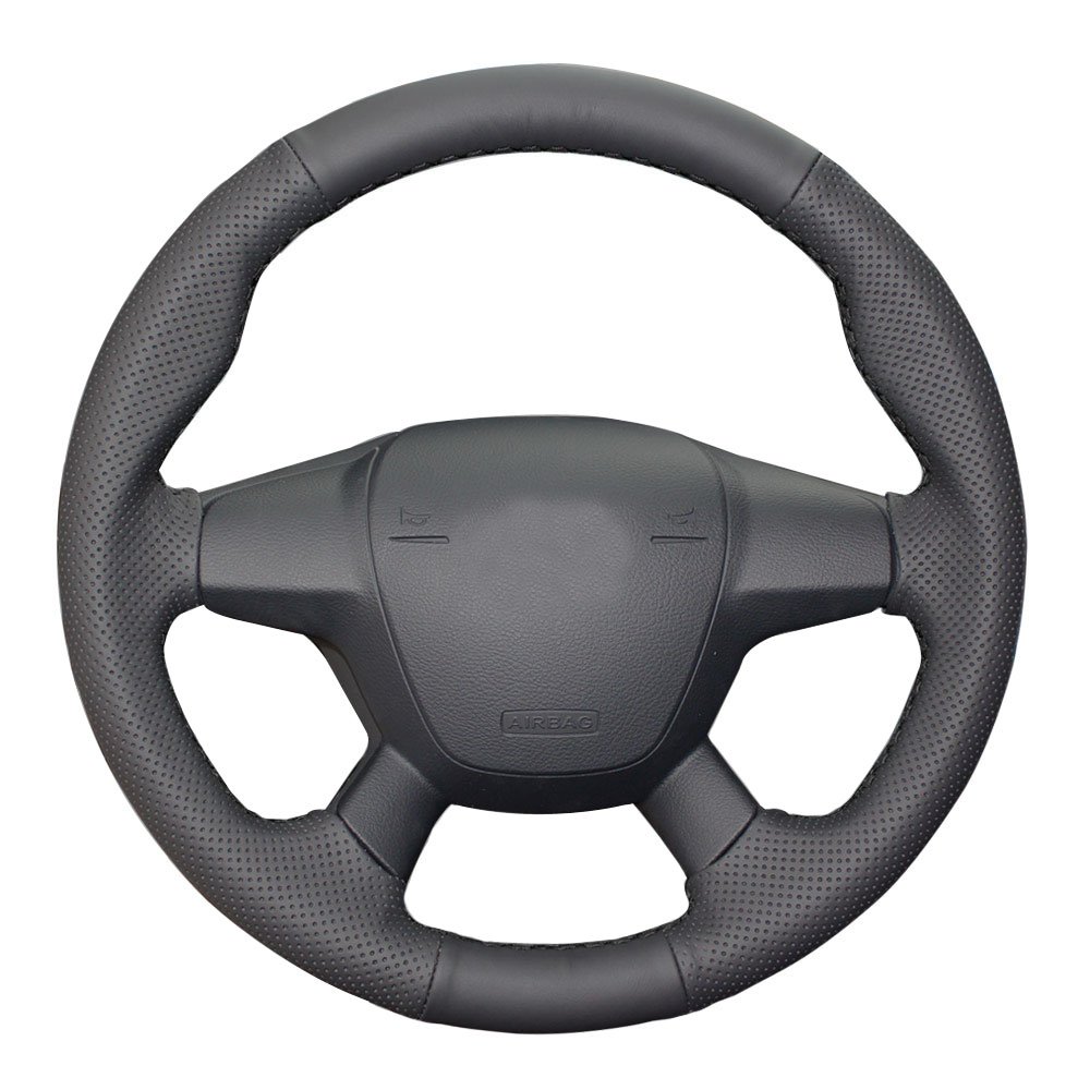 Premium DIY Stitch Steering Wheel Cover - Genuine Leather 15