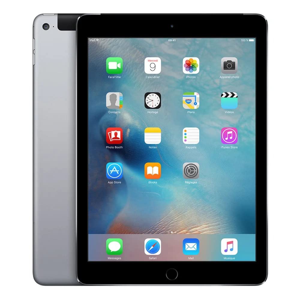 Refurbished Apple iPad Air 2 128GB 4G LTE Unlocked - Space Gray - Perfect for Work, Study & Entertainment on the Go