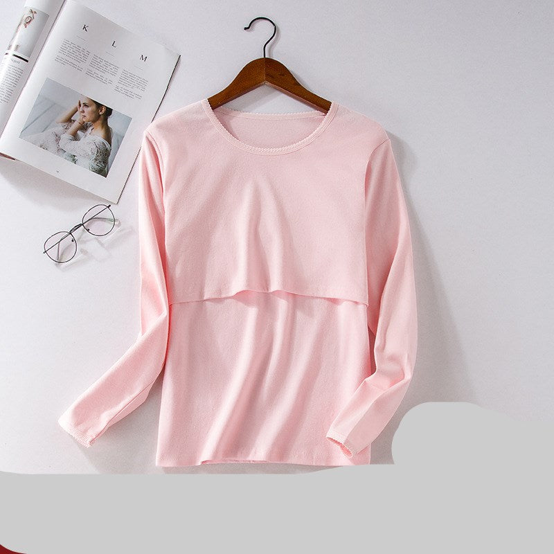 Maternity Cotton Clothes for Fall - Soft & Comfortable Pregnancy Wear for Autumn Season - Perfect for Casual Outings and Maternity Photos