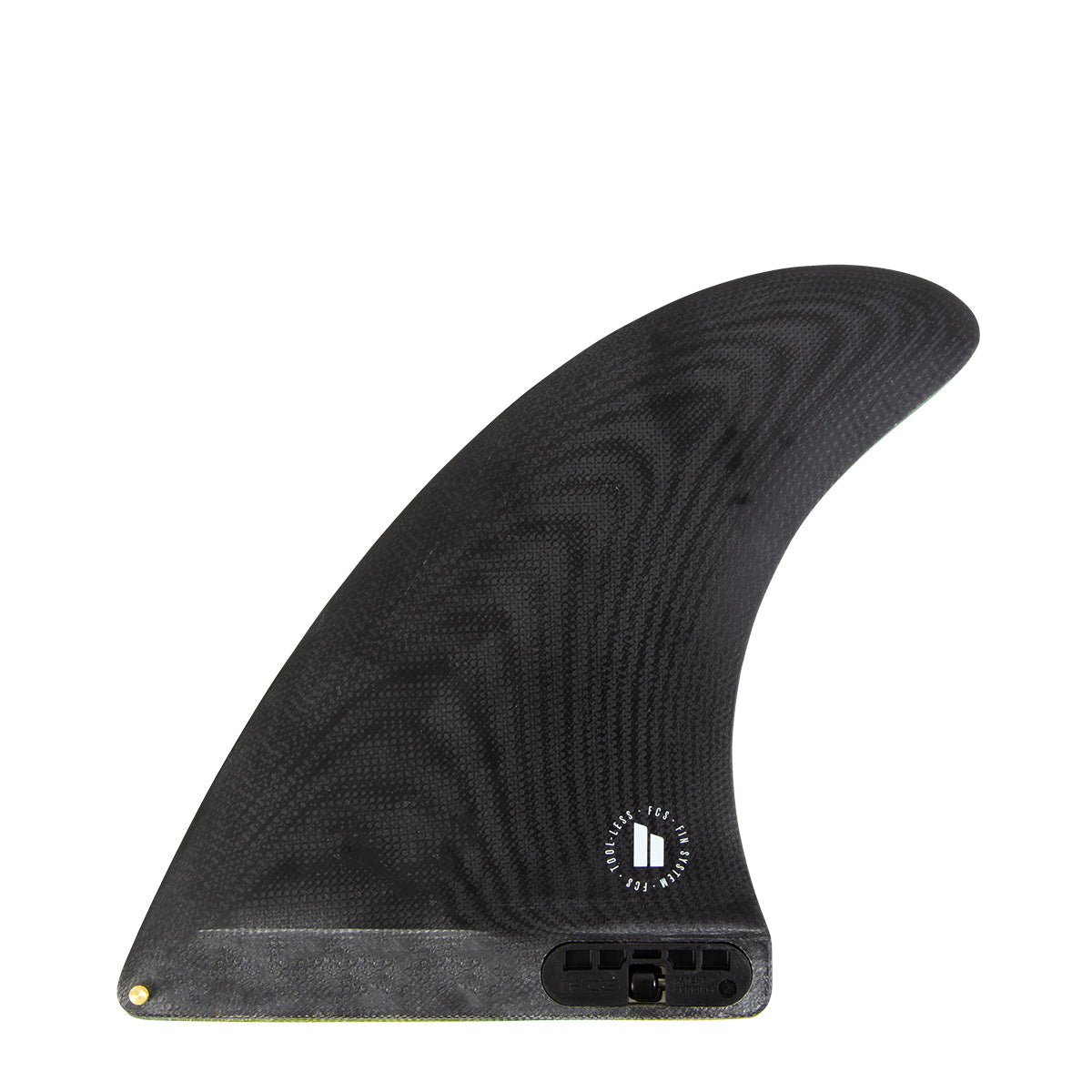FCS II Rob Machado Sunday Single PG Black 7 - High-Performance Surfboard Fin for Smooth Rides - Perfect for Small to Medium Waves, Beach Surfing & Coastal Adventures