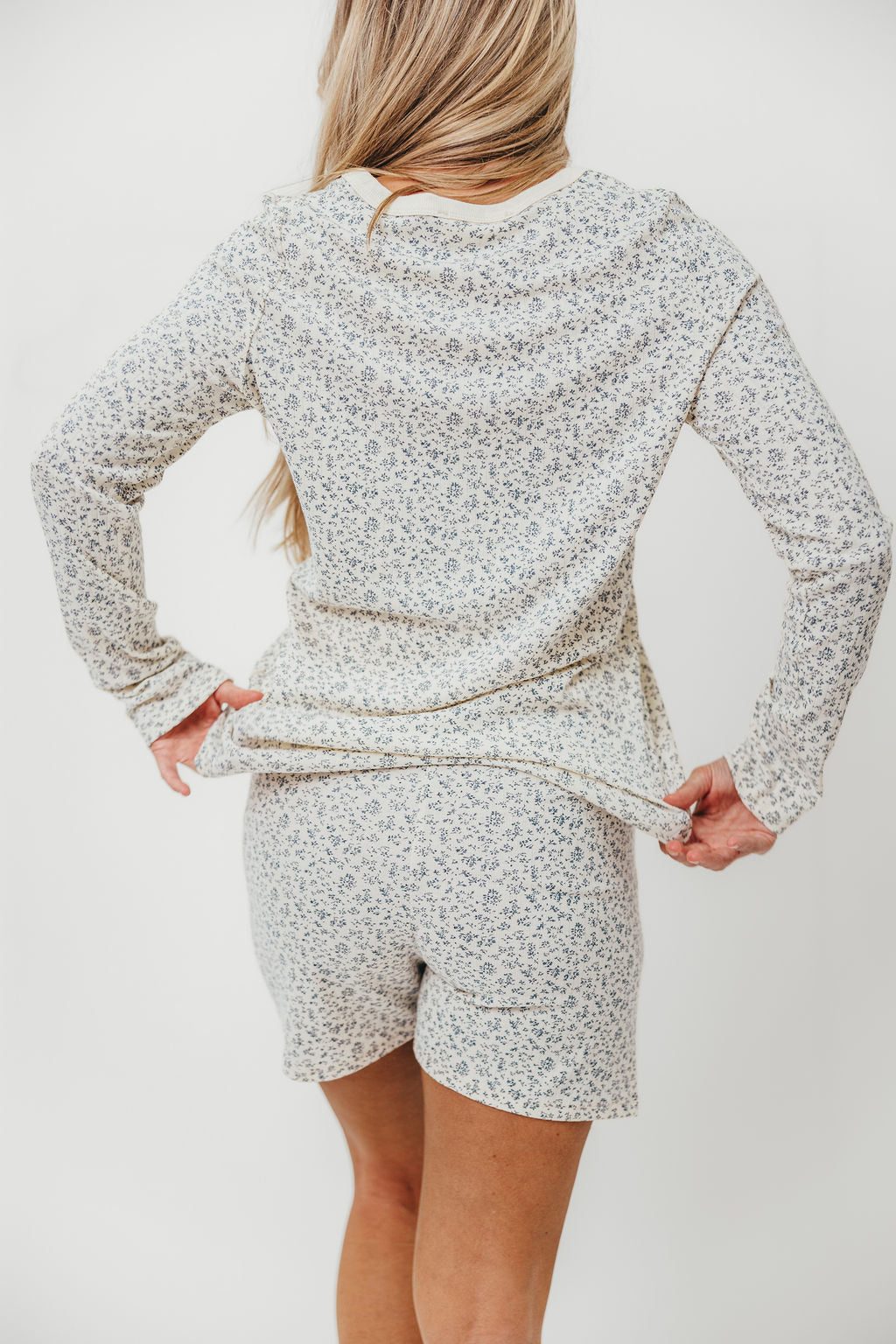 Rori Maternity Pajama Set - Soft Ivory Nursing Sleepwear for Pregnant Women | Bump Friendly & Comfortable for Nighttime and Breastfeeding
