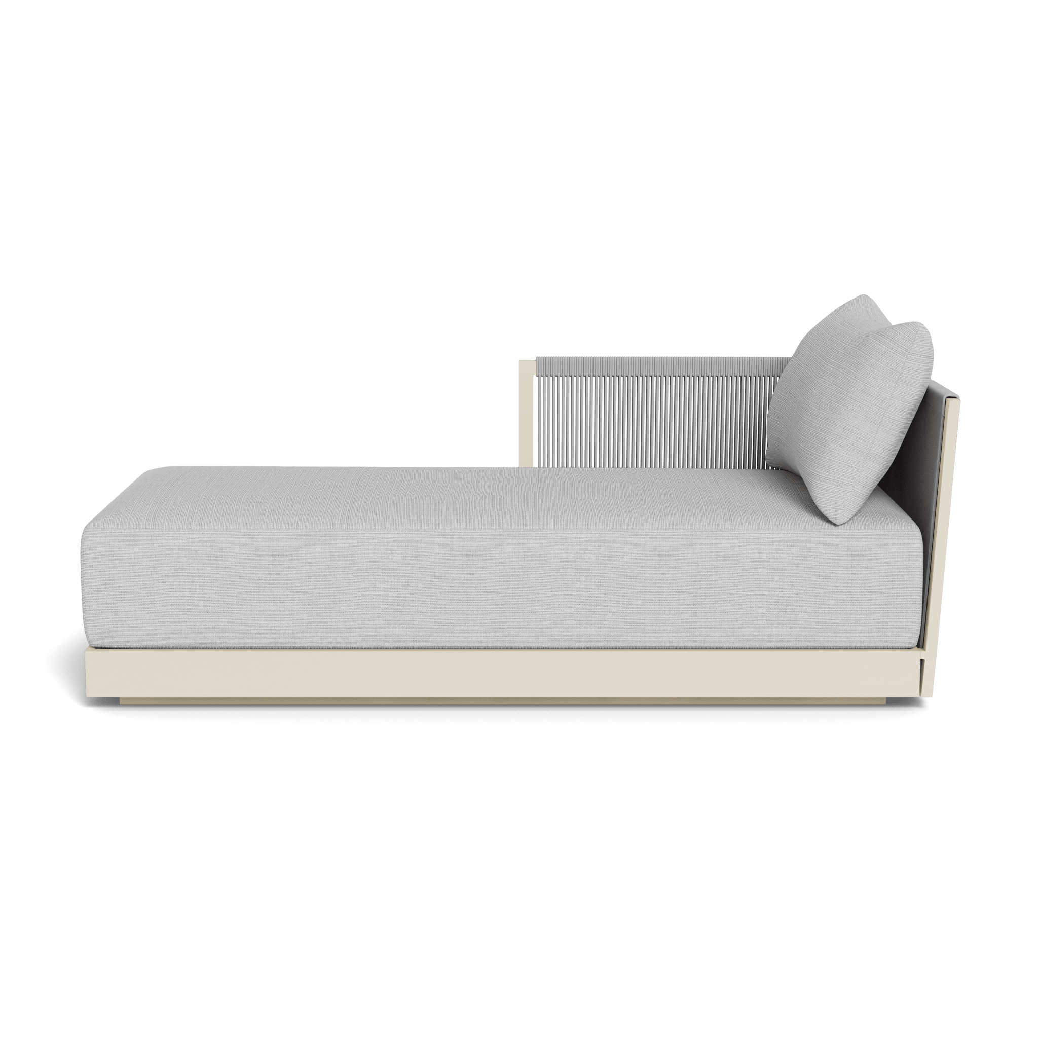Antigua Chaise Lounge Left - Modern Outdoor Patio Furniture for Relaxing in Your Garden or Poolside