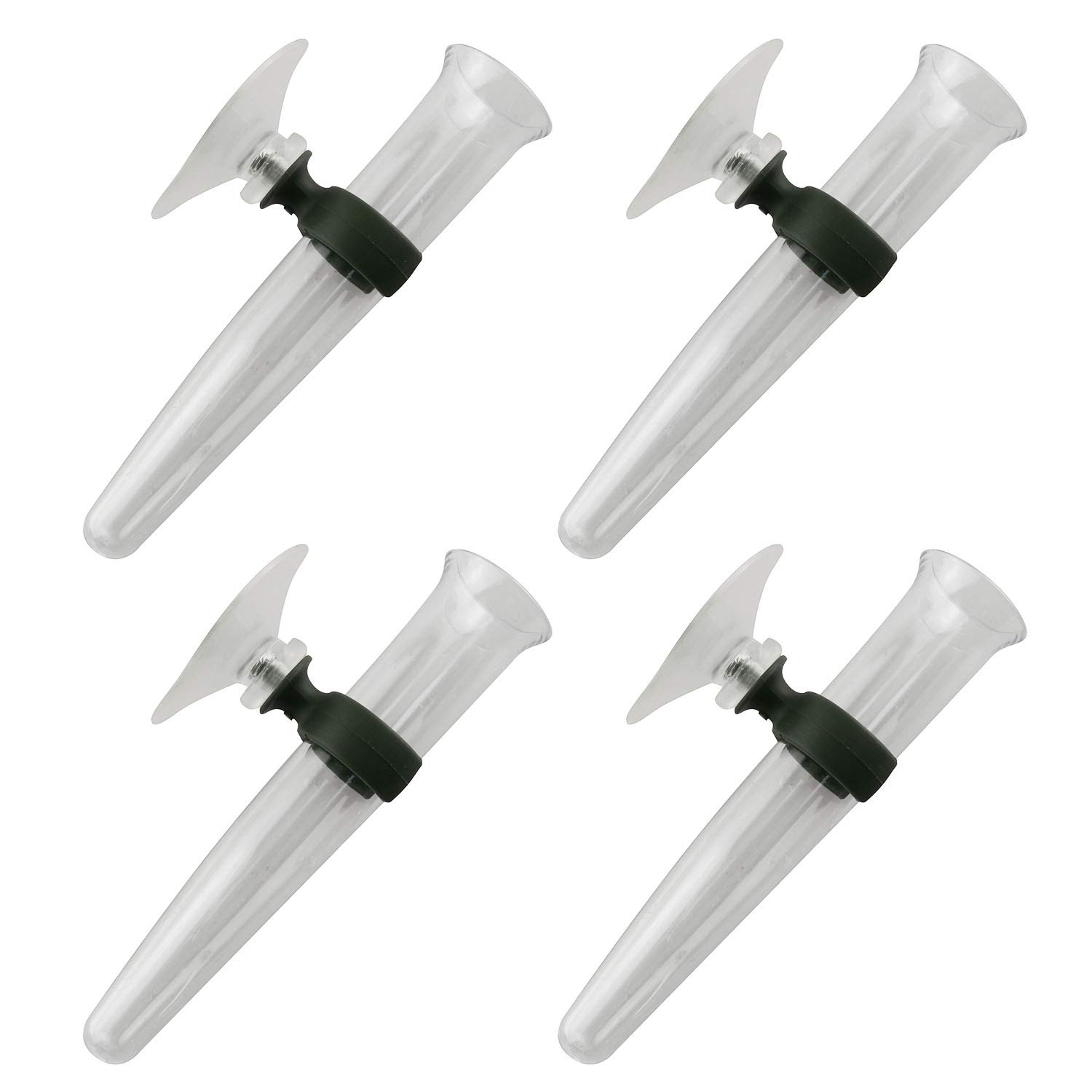 4pcs Suction Cup Buckles with Water Storage Tubes - Orchid Flower Nutrition Liquid Pipes for Fresh Flowers, Flower Shops & Home Gardening Use